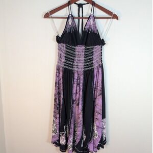 Advance Apparels Batik Butterfly Dress One Size Whimsigoth Boho Festival Hippie